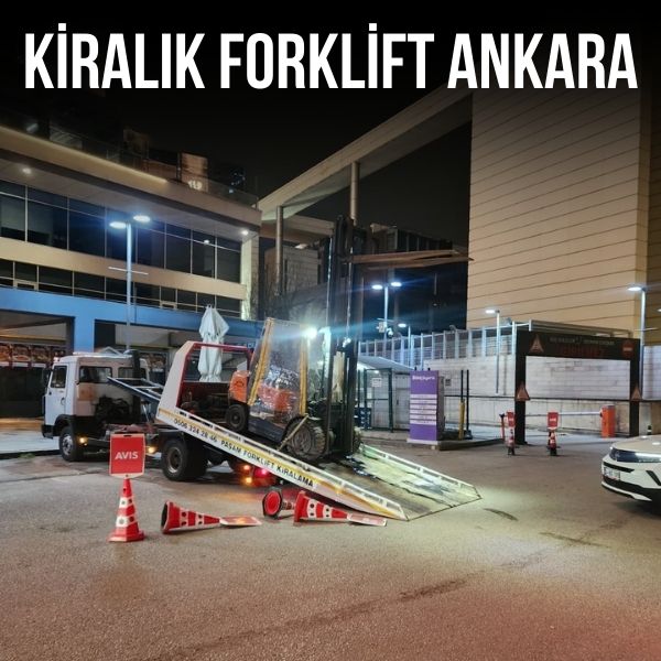 Ümitköy bölgesinde günlük forklift kiralama hizmeti sunan forklift aracı